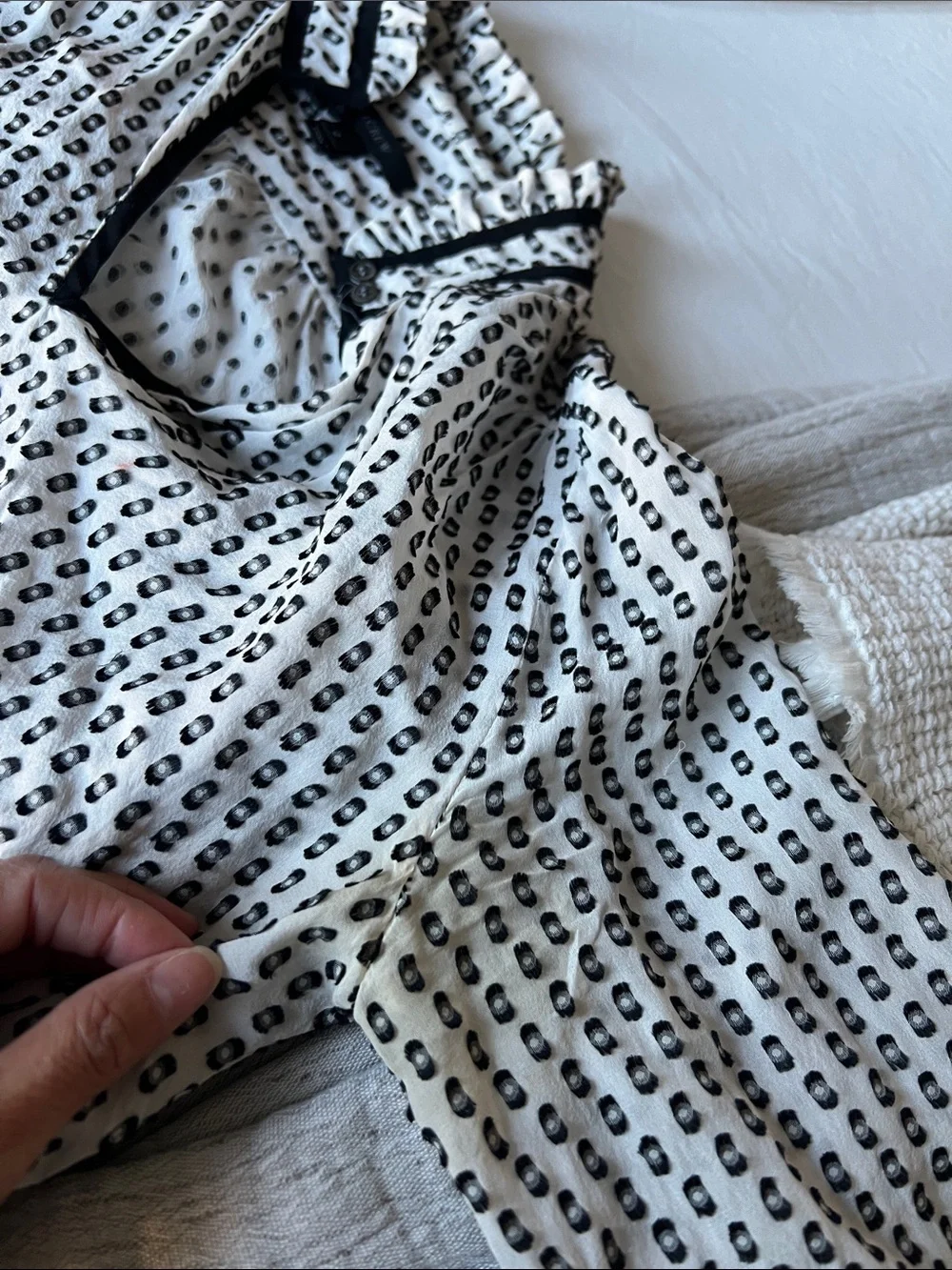 J.Crew Long-Sleeve Silk Blouse